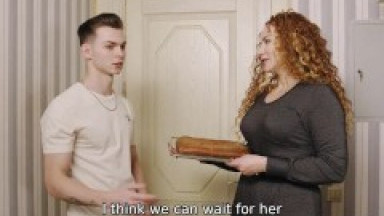 SHAME4K. Tanya Foxxx treats friend's stepson with a cake and gets a dick back